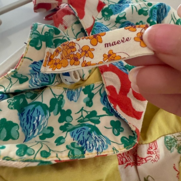 Maeve Multicolor Floral Patchwork Dress - Picture 7 of 10